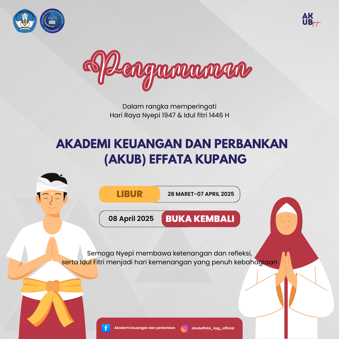 Pengumuman Libur Hari Raya Nyepi & Idul fitri 2025